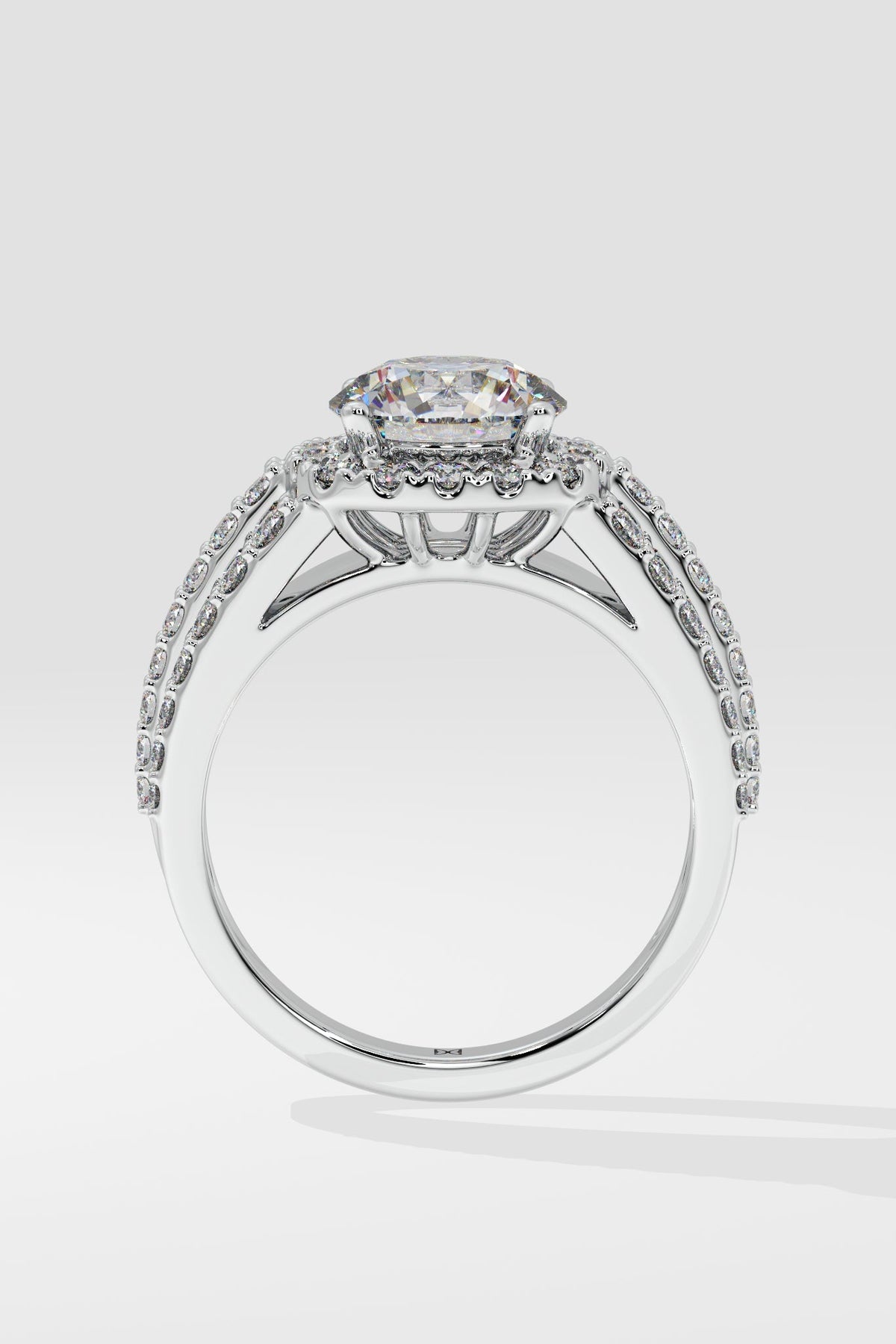 1.5 ct Bedazzle Cushion Halo Ring