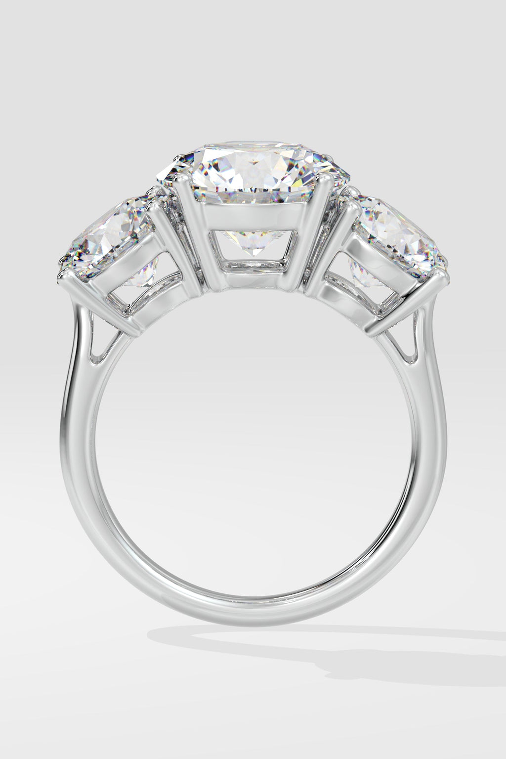 3 ct Trilogy Solitaire Ring