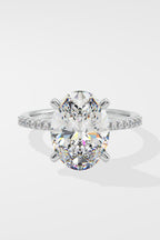 4 ct Oval Solitaire Ring