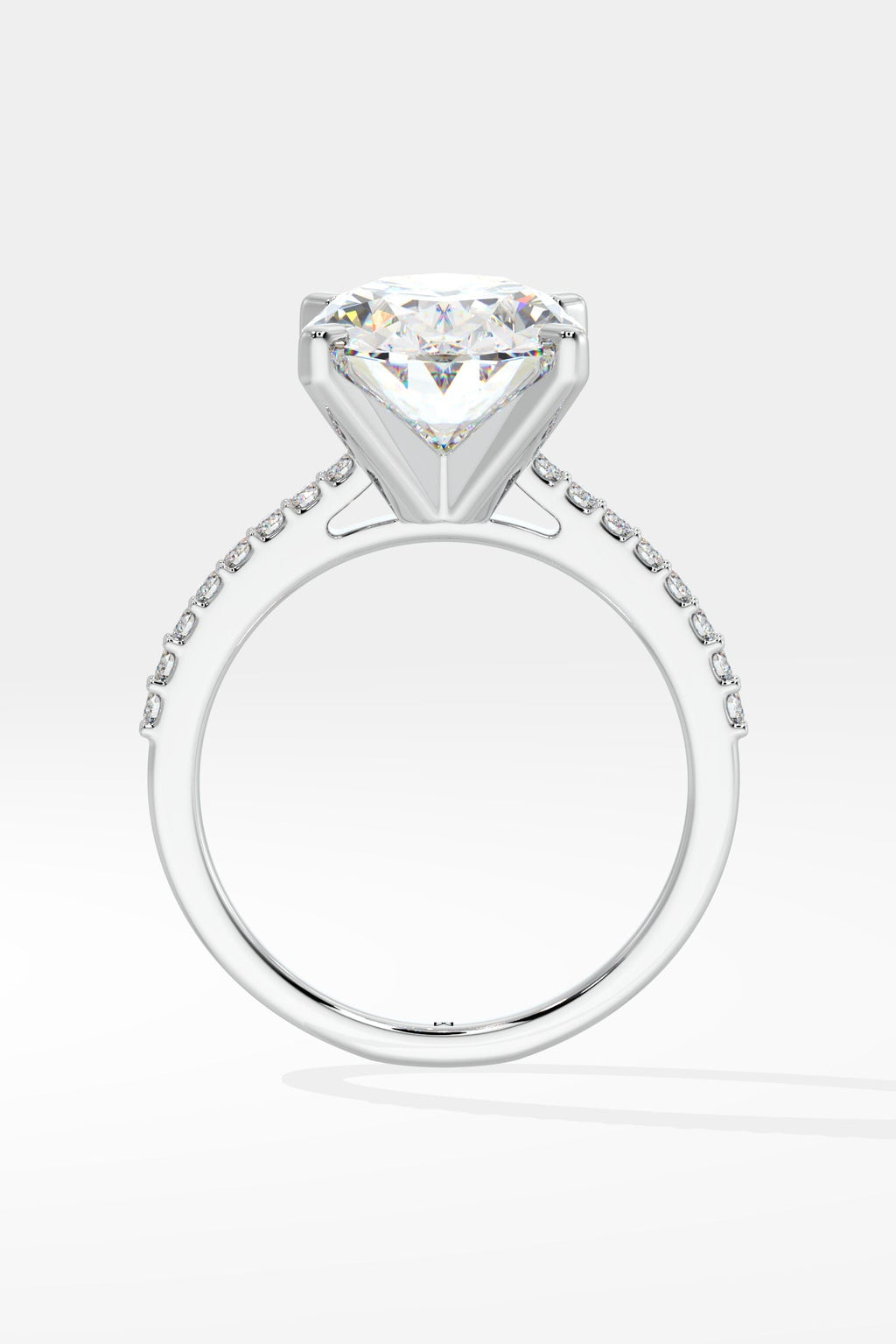 4 ct Oval Solitaire Ring