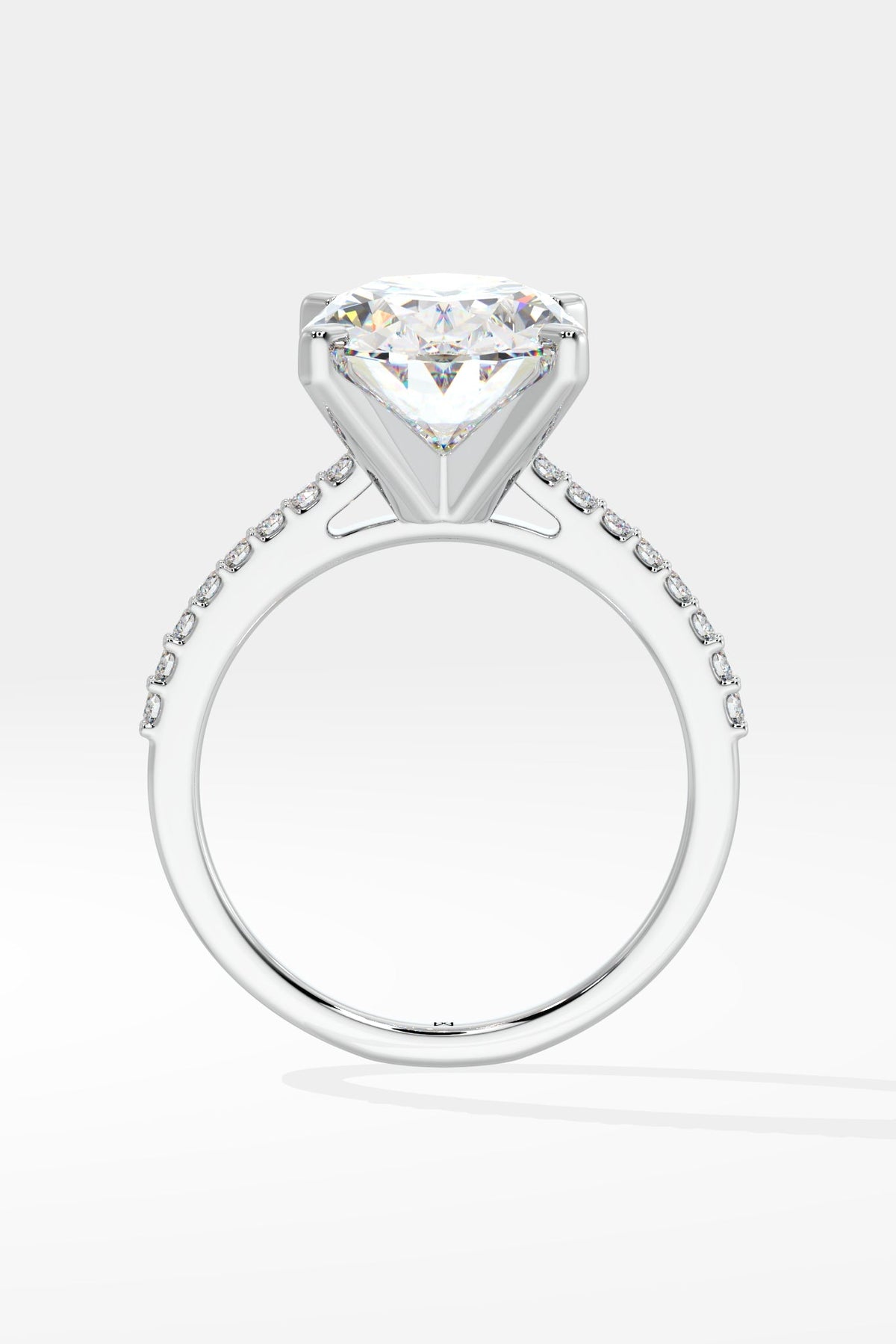 4 ct Oval Solitaire Ring