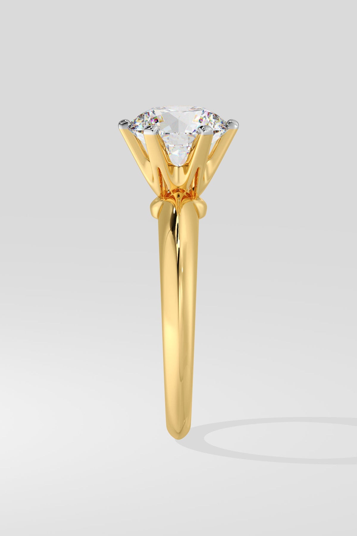 2 ct Six Prong Solitaire Ring