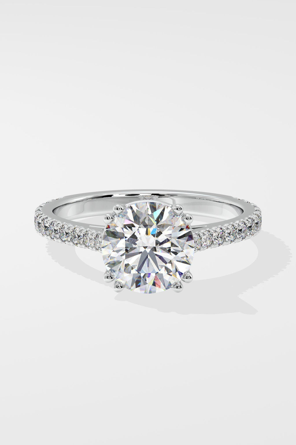 2 ct Dual Prong Solitaire Ring