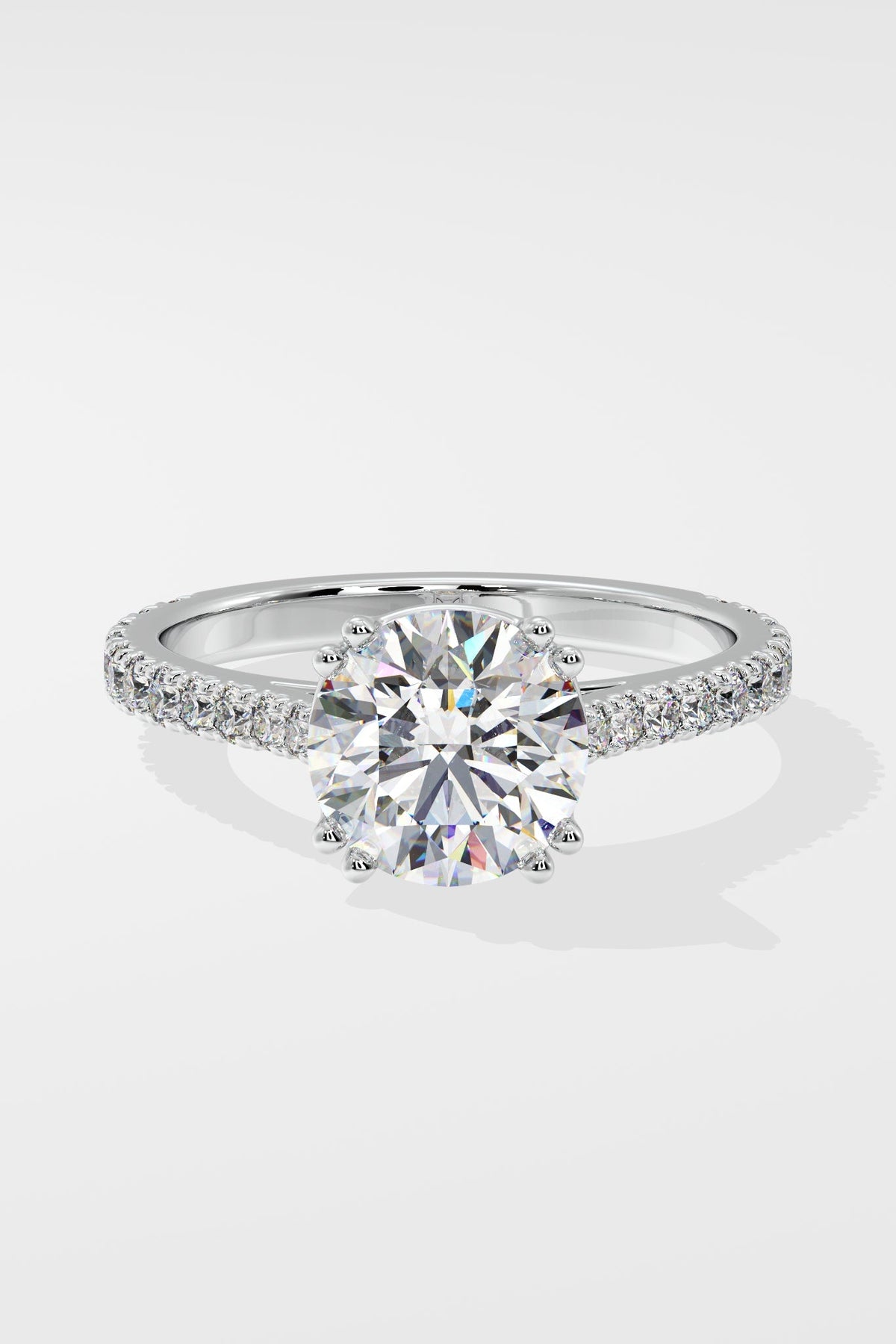 2 ct Dual Prong Solitaire Ring