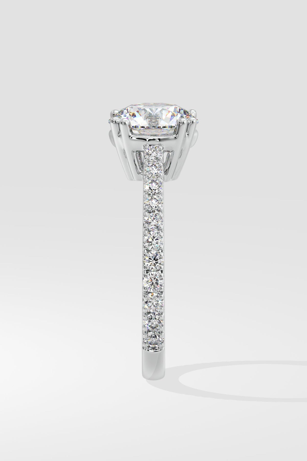 2 ct Dual Prong Solitaire Ring