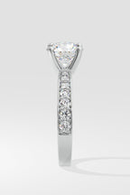 1.5 ct Solitaire Pave Ring