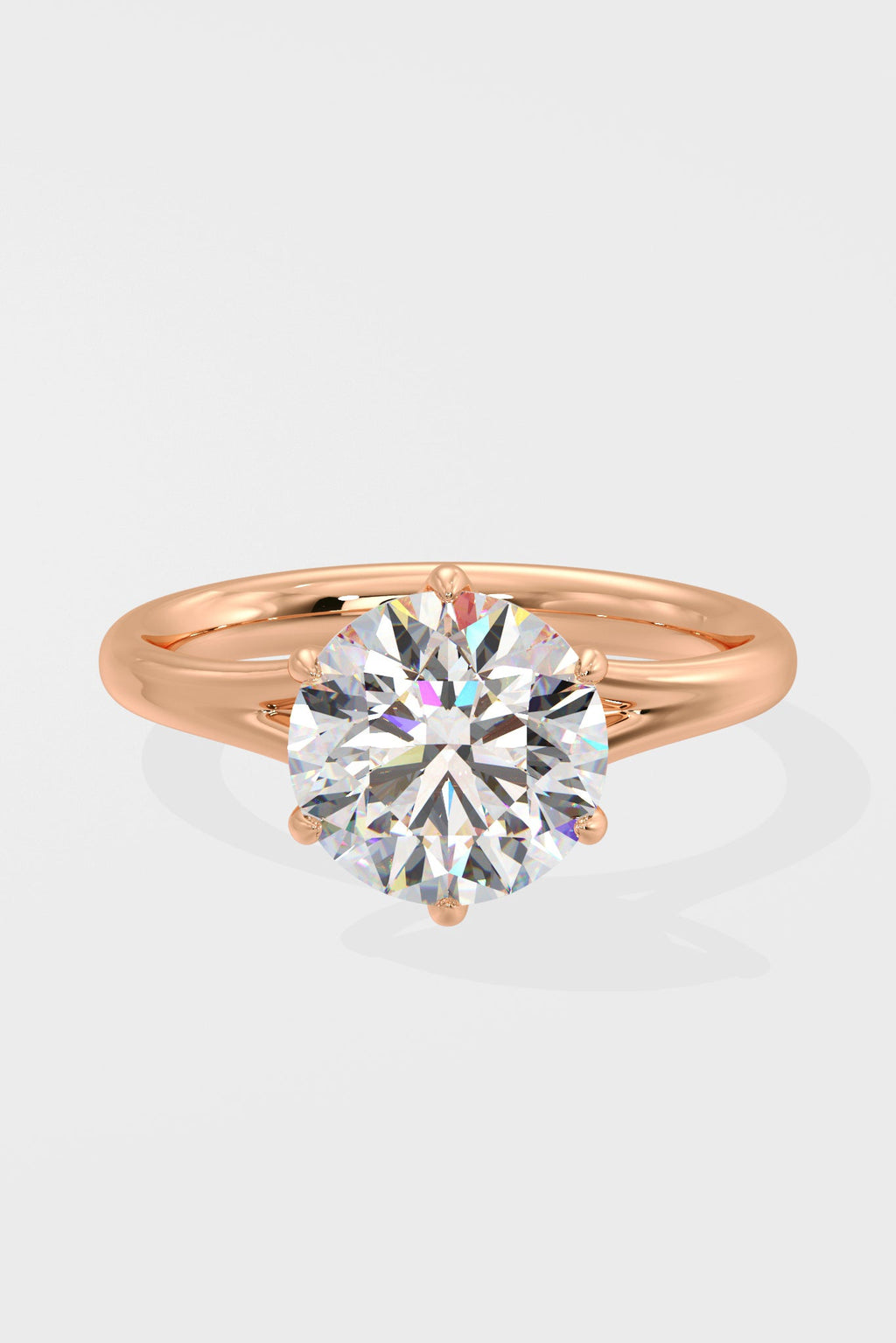 2 ct Flow Solitaire Ring