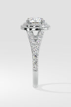 1.5 ct Double Cushion Halo Ring