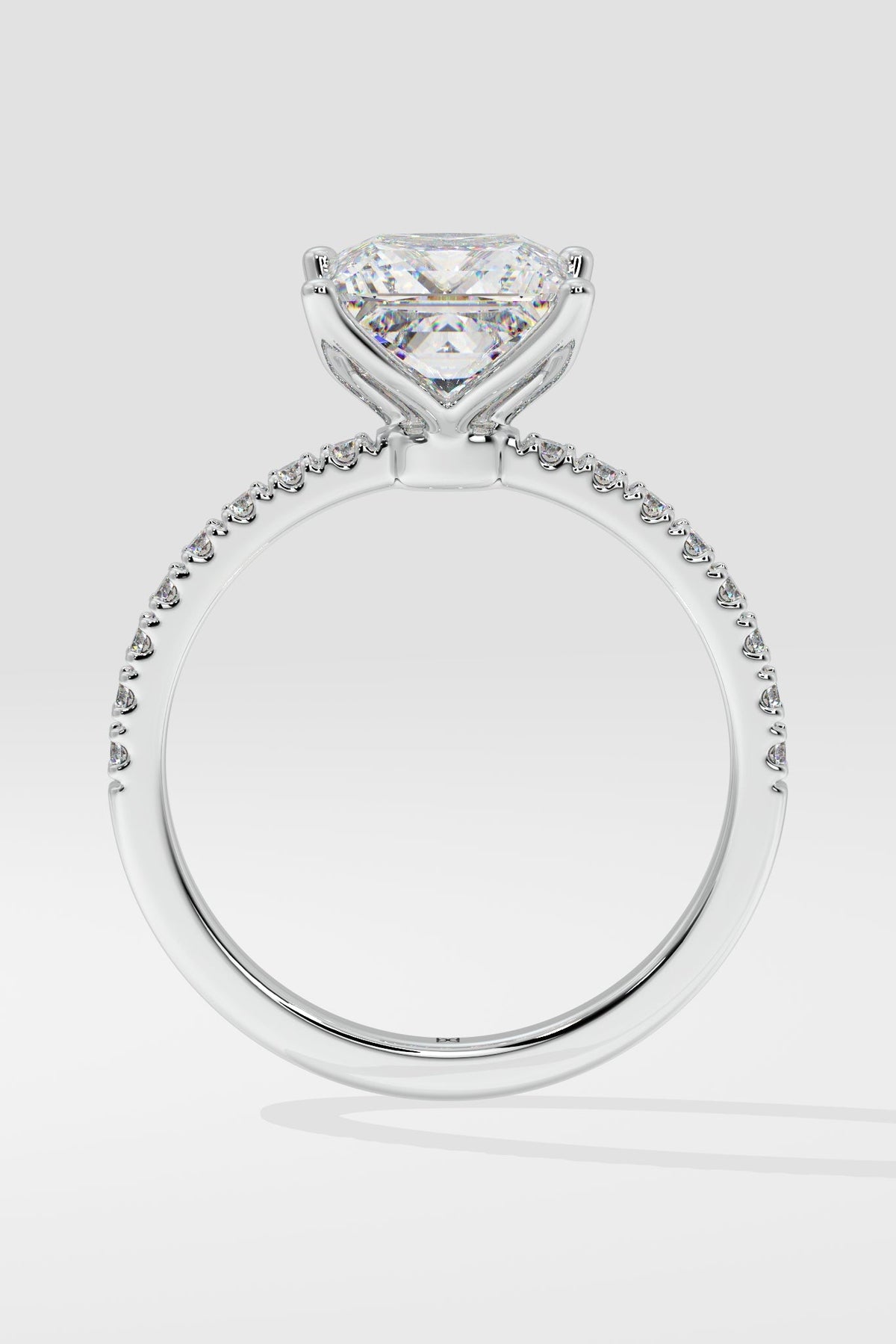 3 ct Princess Solitaire Ring