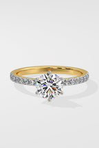 1.5 ct Crown Solitaire Ring