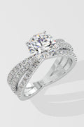 1.5 ct Triple Crossover Solitaire Ring
