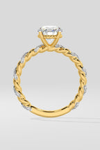 1 ct Vine Solitaire Ring