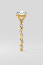 1 ct Vine Solitaire Ring