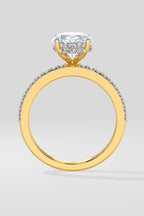2.5 ct Oval Double Band Ring