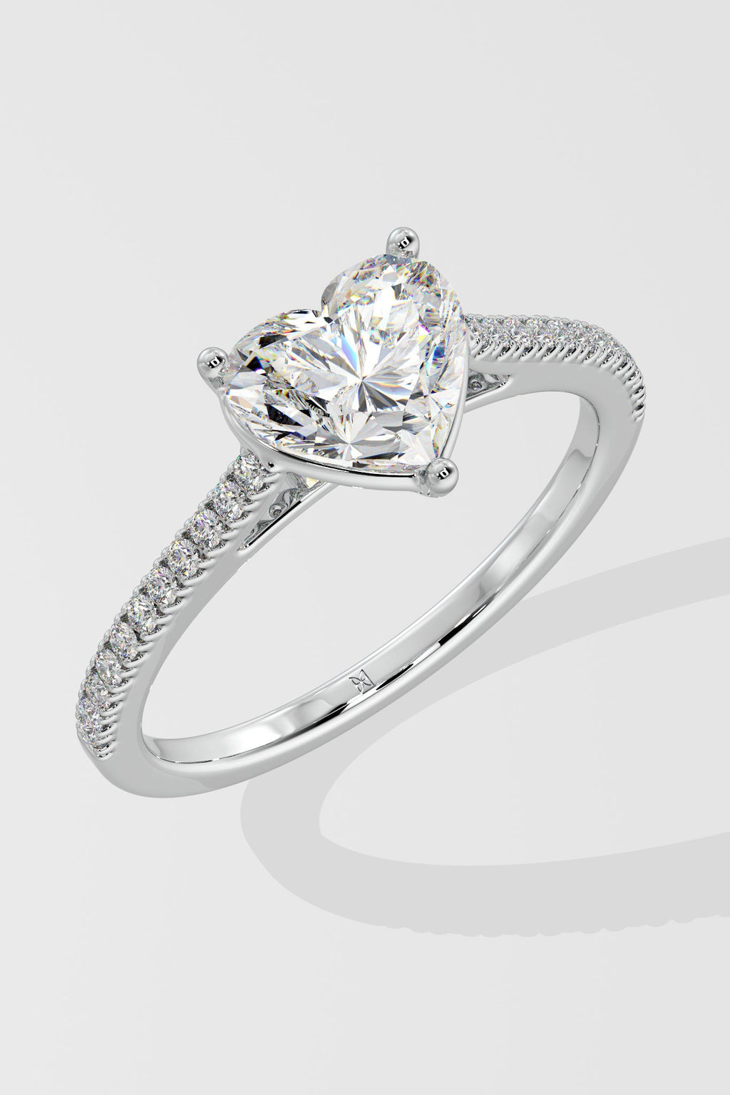 2 ct Heart Ring