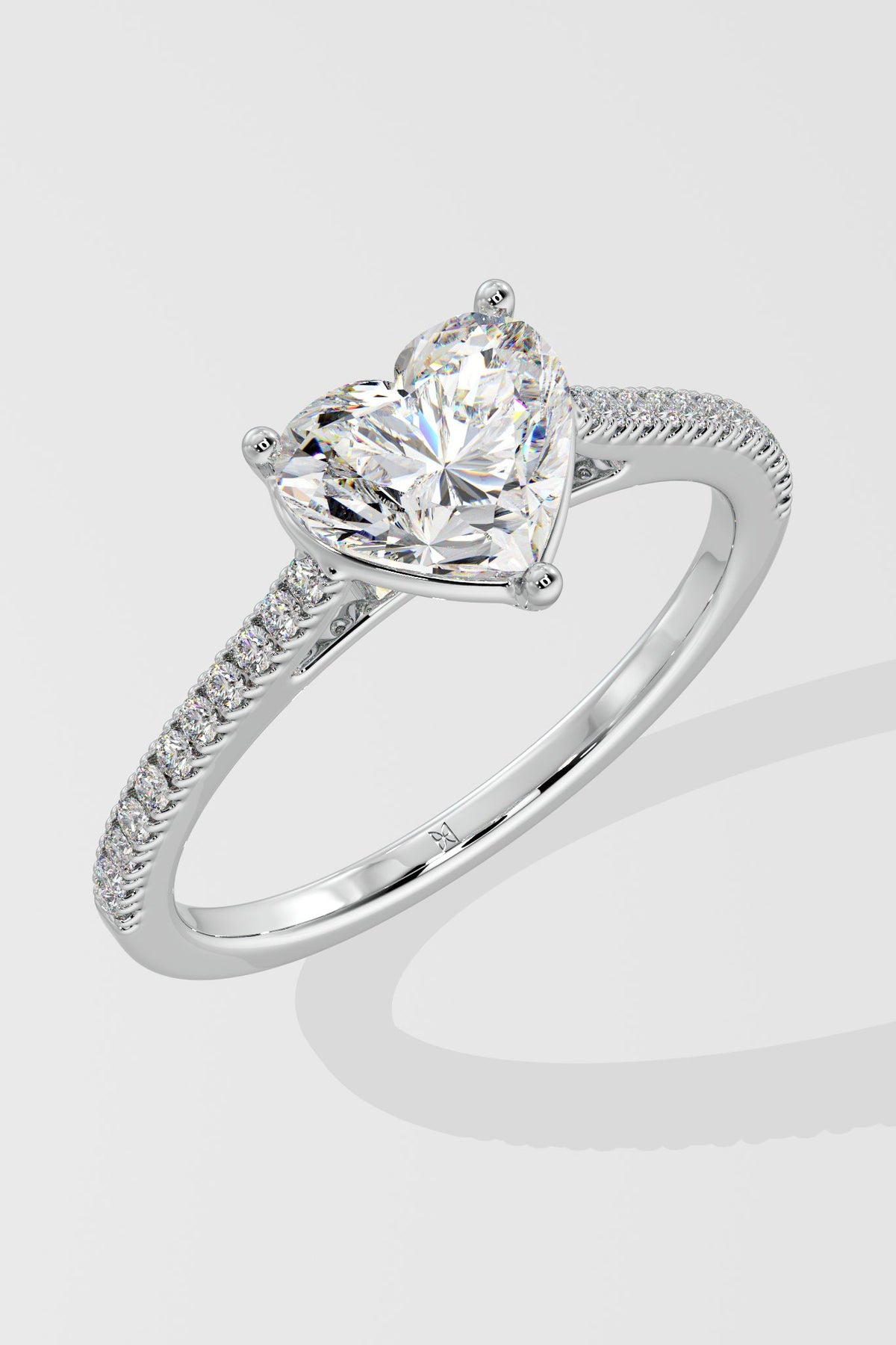 2 ct Heart Ring