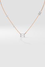 Accented Solitaire Necklace