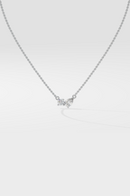 Double Diamond Duo Necklace