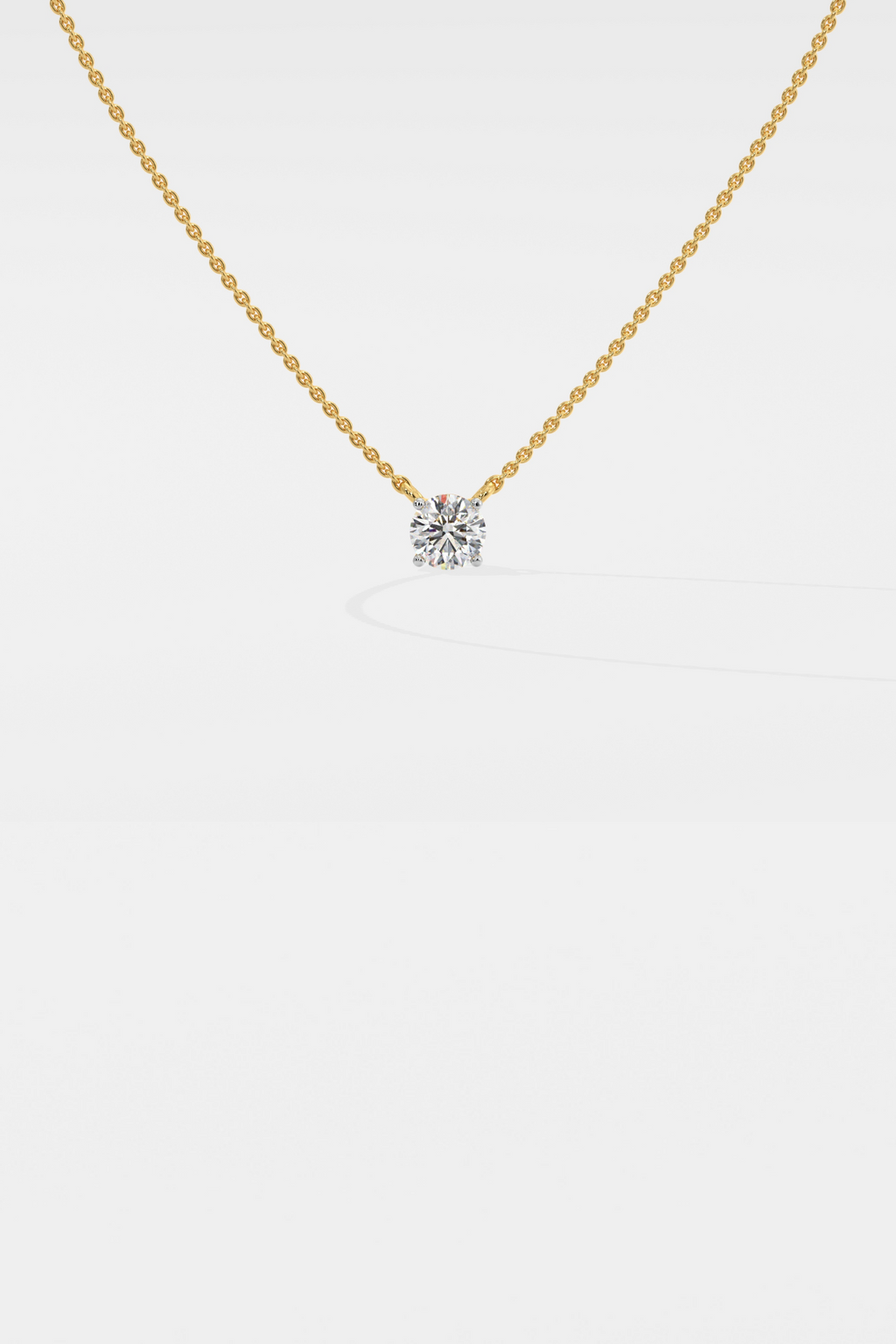 0.75 ct Solitaire Necklace